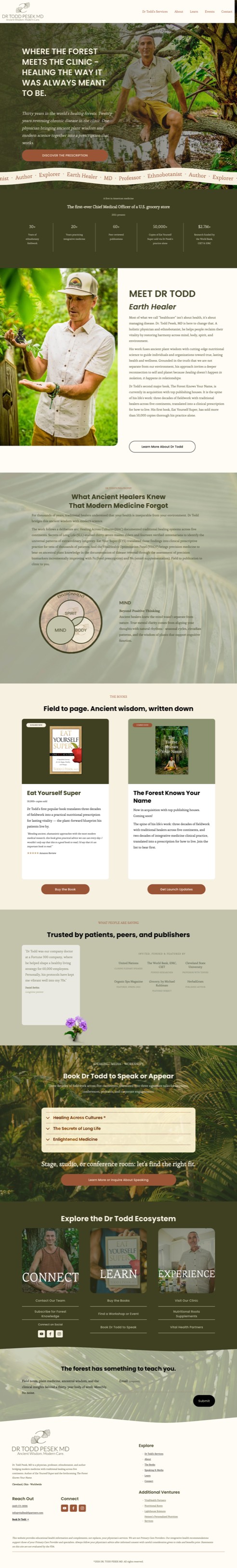 Dr. Todd Pesek, MD website
